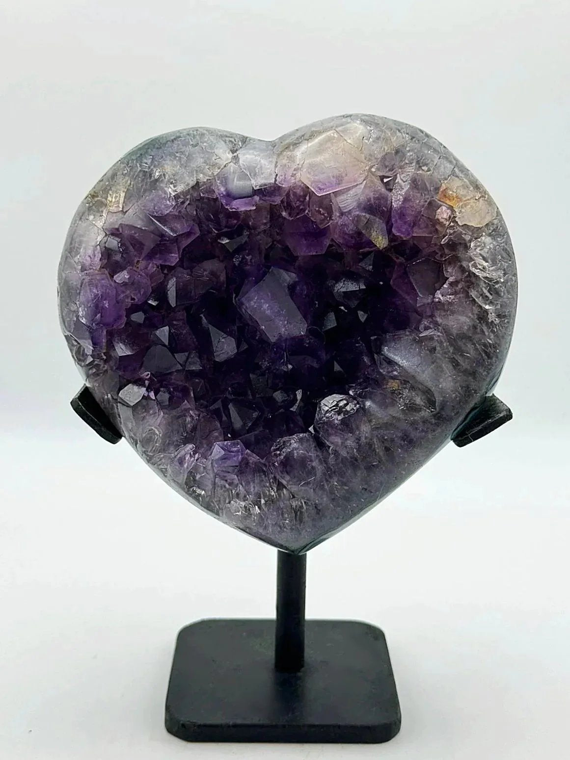 Heart of Serenity Amethyst with base