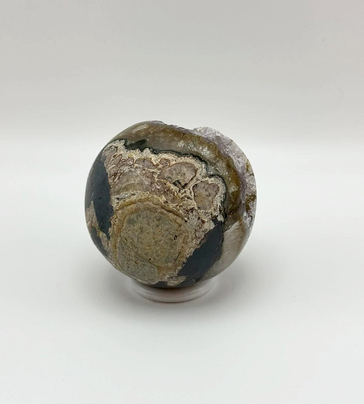 Agate and Amethyst Star Void Sphere