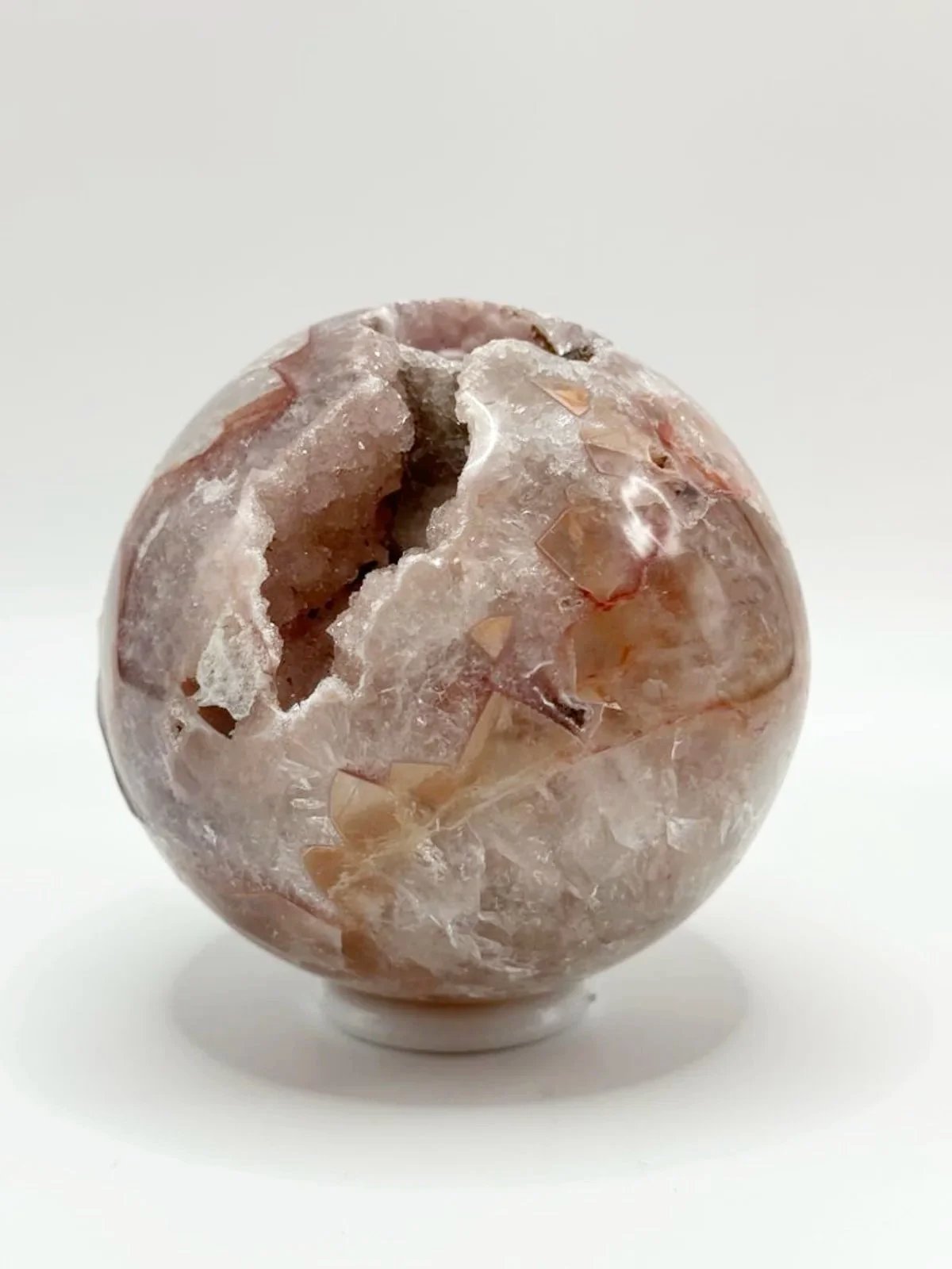 Esfera de Amatista Rosa Estelar