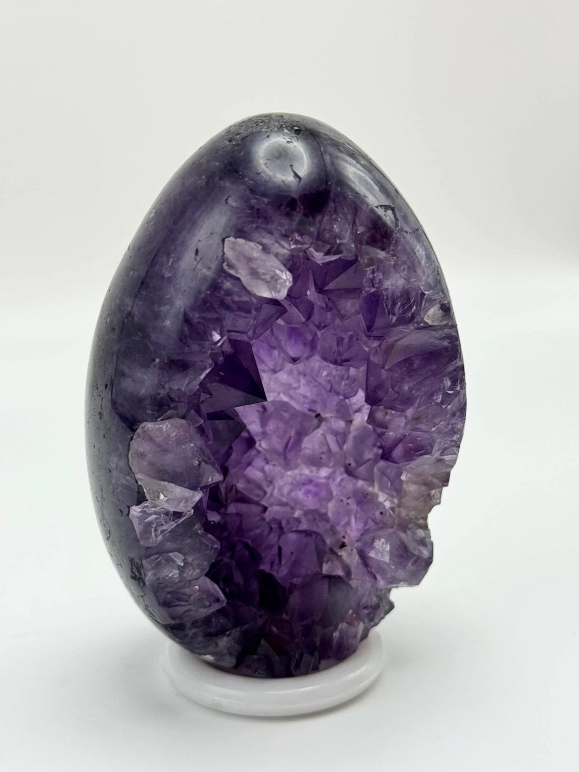 Deep Violet Amethyst Egg