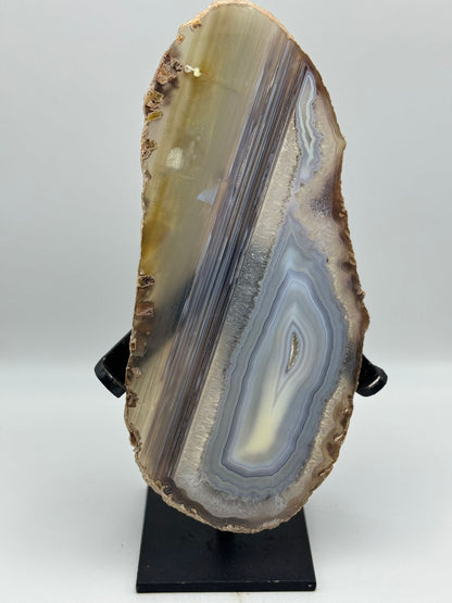 Clear Sky Agate Slice