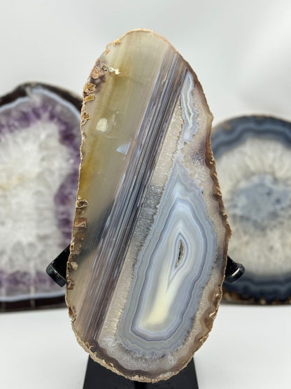 Clear Sky Agate Slice